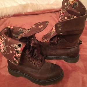 GREAT condition tall brown Doc Martens!!